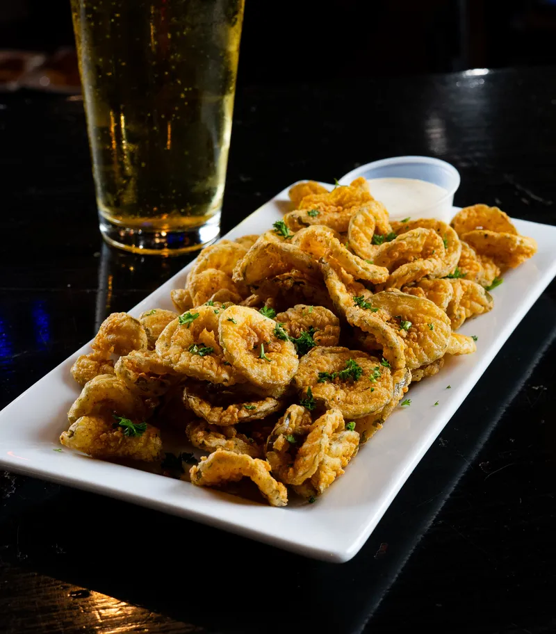 Fried Pickles at Chill Bar & Grill in Lewisville, TX