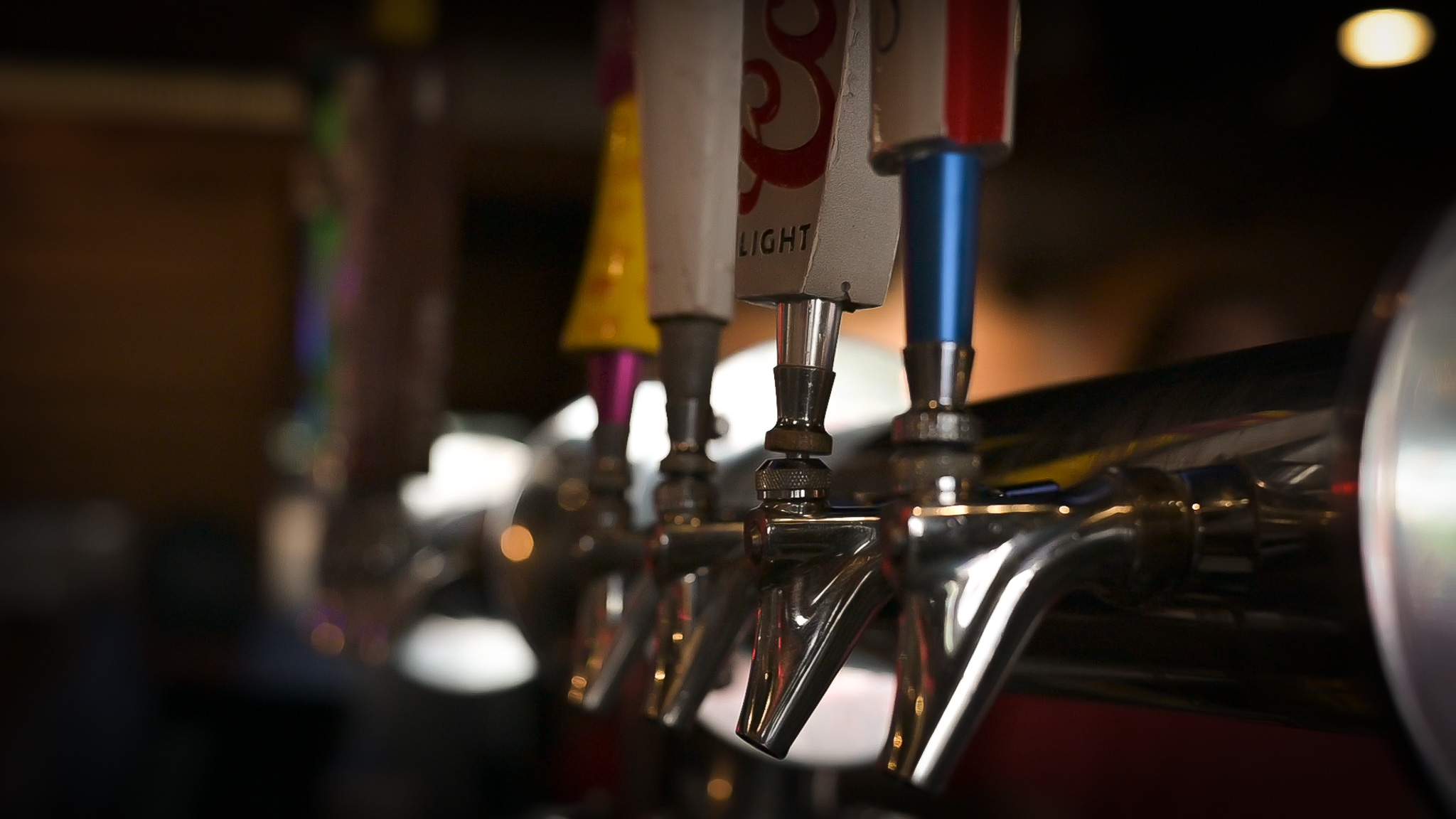 Draft beer selection at Chill Bar Lewisville