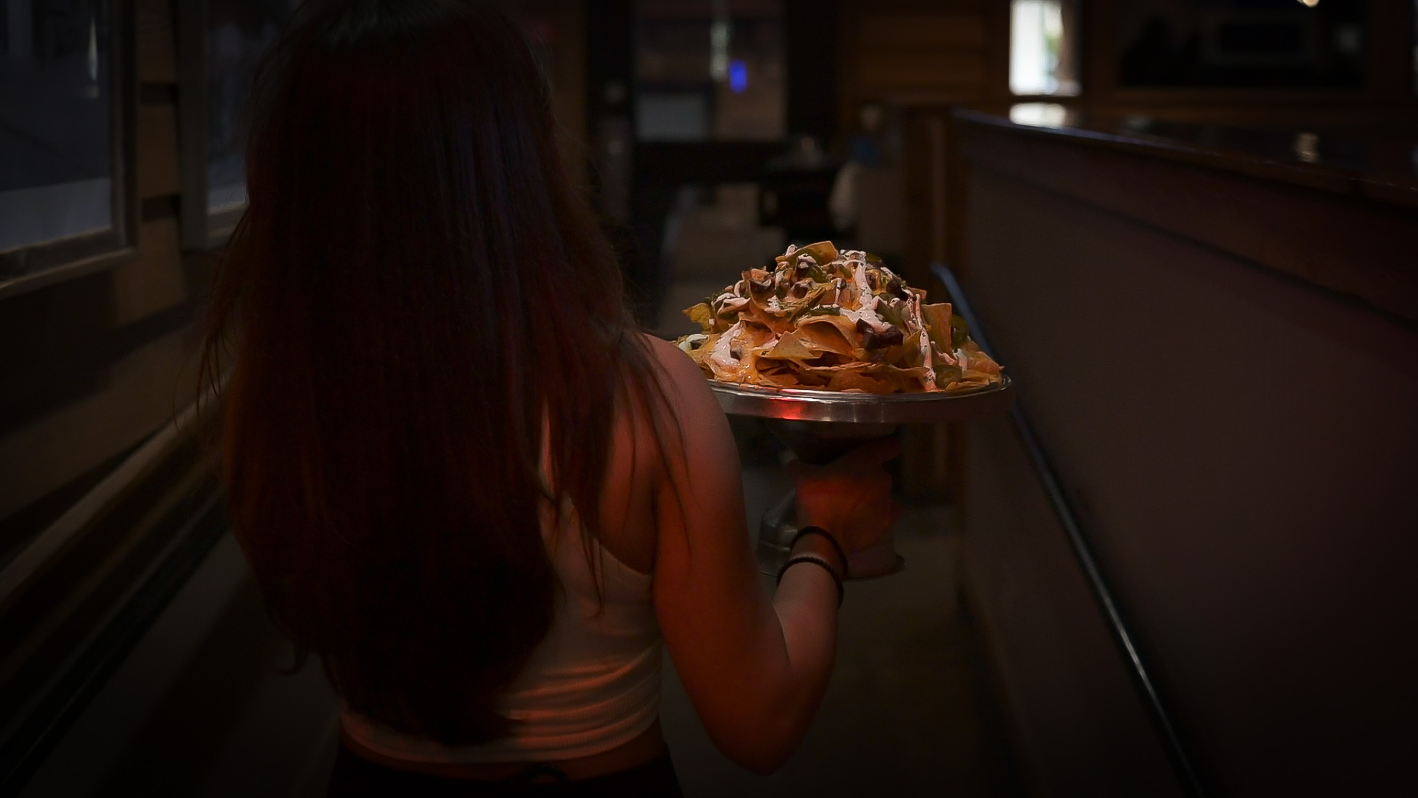 Famous nachos at Chill Bar Lewisville