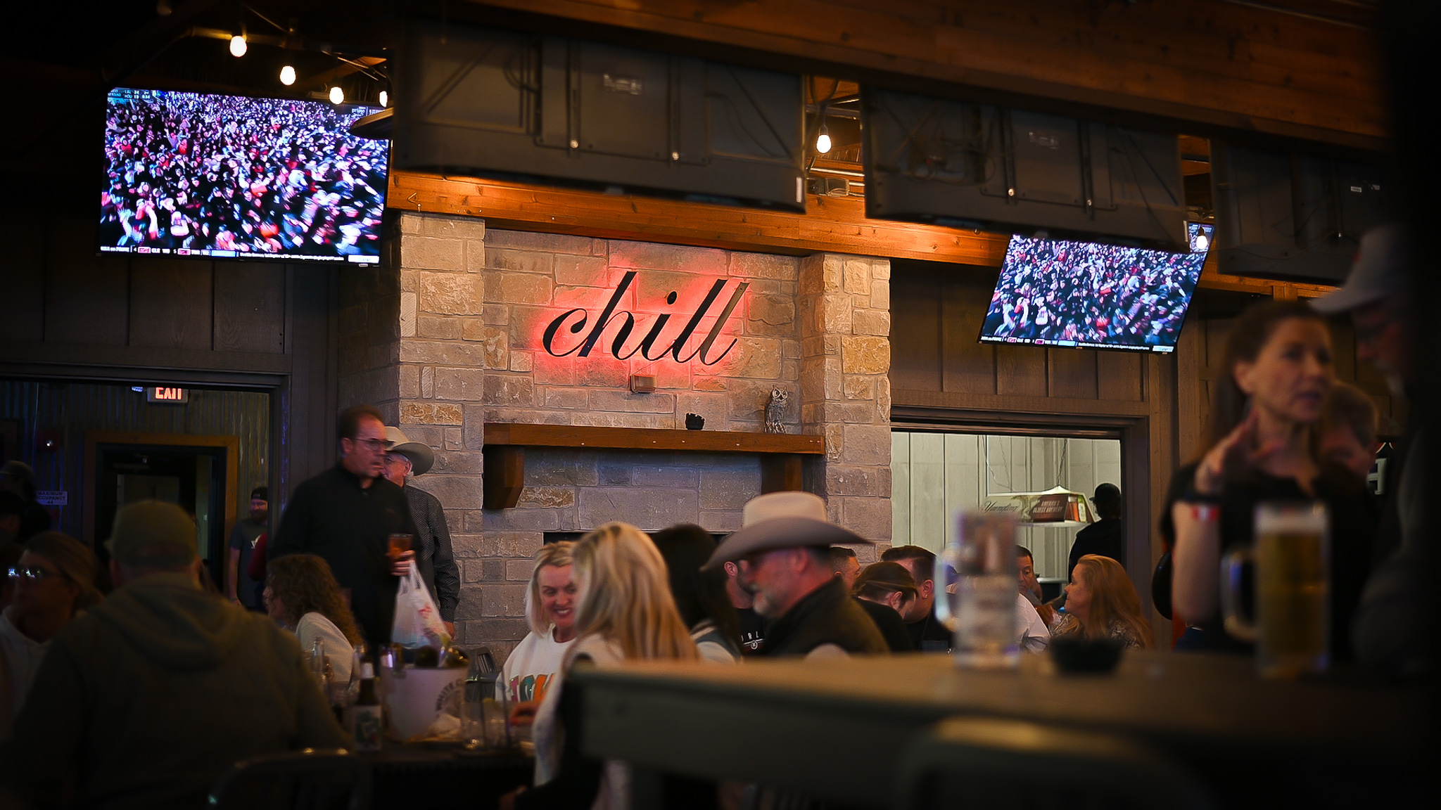 Chill Bar & Grill Lewisville signage