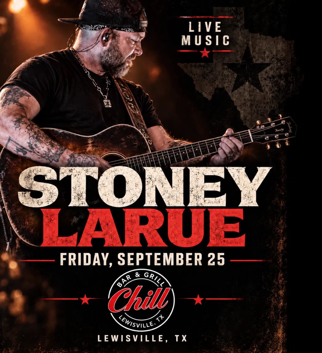 Stoney LaRue live at Chill Bar, Friday September 25