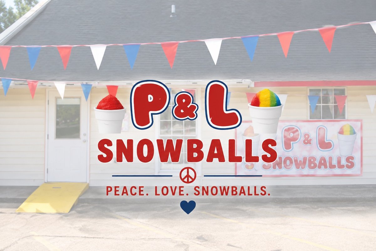 P & L Snowballs — Peace. Love. Snowballs.
