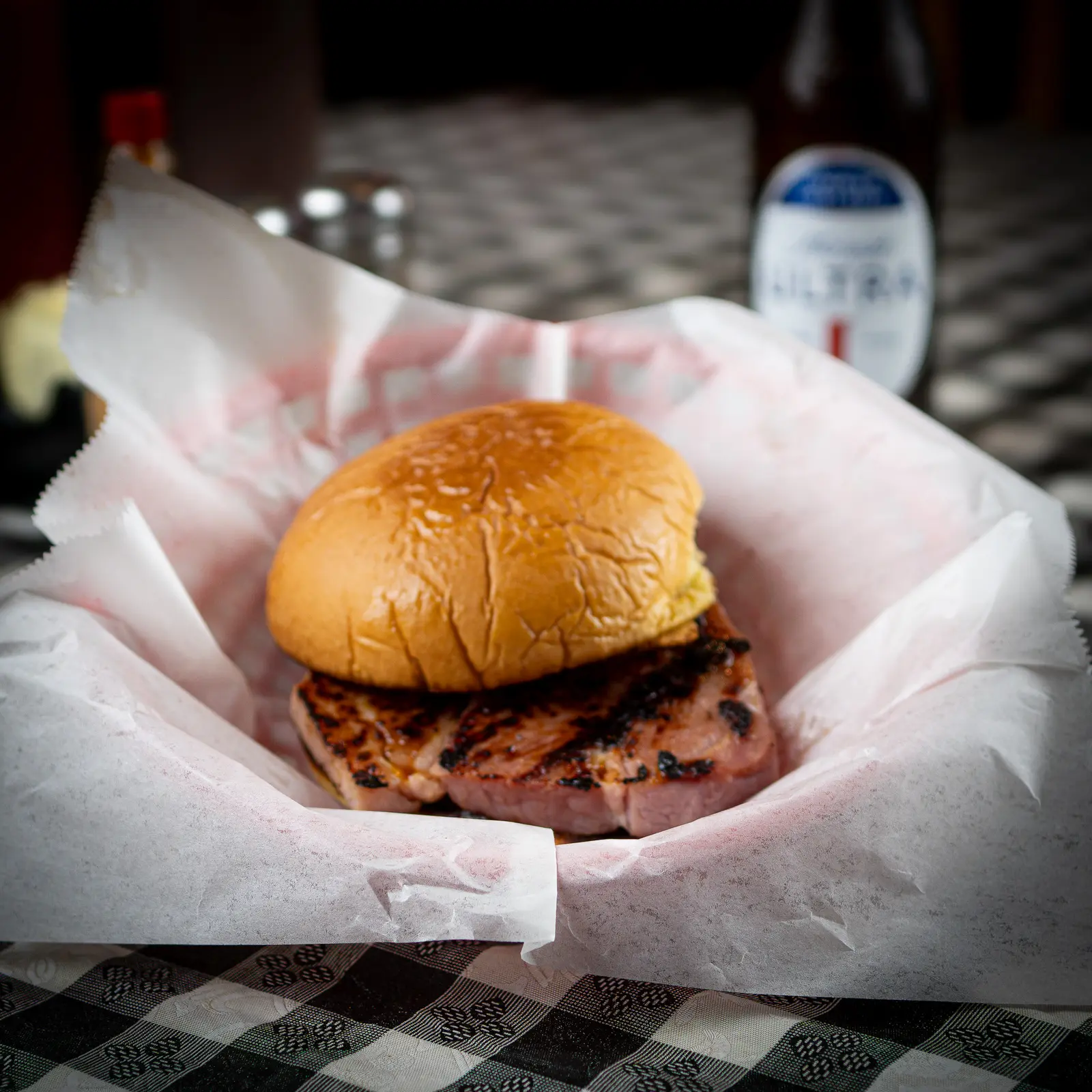 Ham sandwich at Sammies Bar-B-Q in Fort Worth, TX
