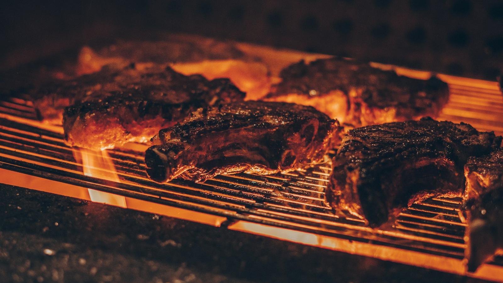 Smoked brisket and ribs from Sammies BBQ